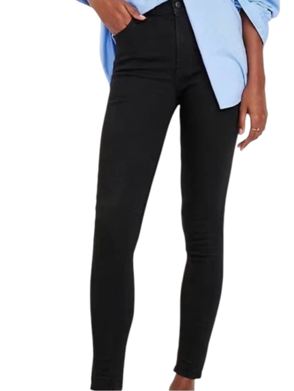 Old Navy WoW Black High-Rise Skinny Jeans - Women preloved wear used